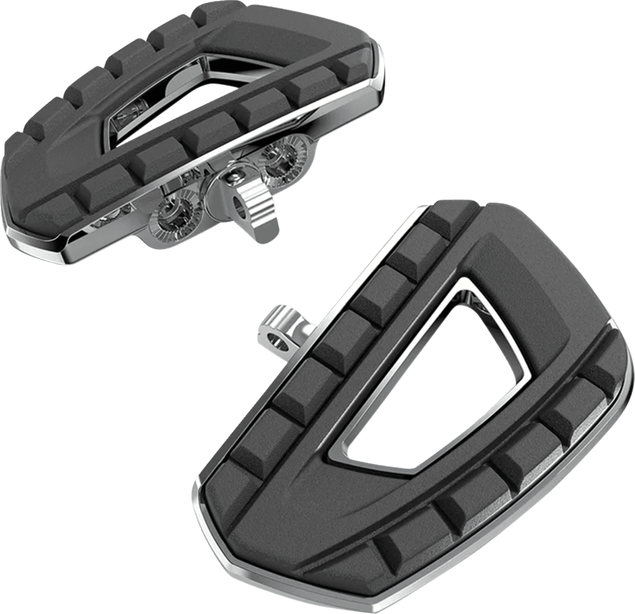 CIRO 16211257 Chicane™ Mini Floorboards - with HD Adapters - Chrome
