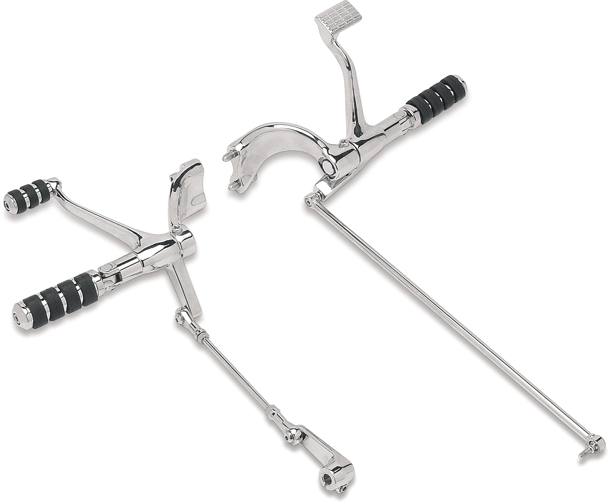 DRAG SPECIALTIES 1622-0140 Forward Control - Standard - Chrome - XL