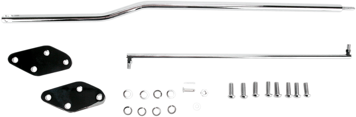DRAG SPECIALTIES 1622-0194 Forward Control Extension - FXD - +2 - Chrome