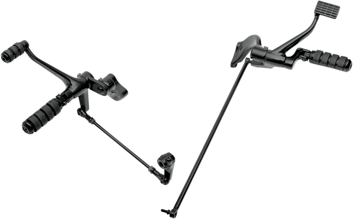 DRAG SPECIALTIES 1622-0350 Forward Control - 2" Extended - Black - XL