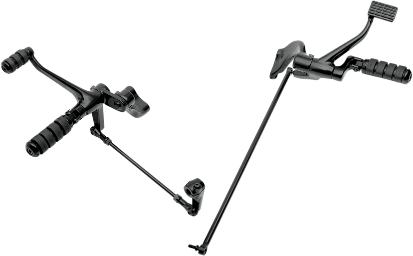 DRAG SPECIALTIES 1622-0350 Forward Control - 2" Extended - Black - XL