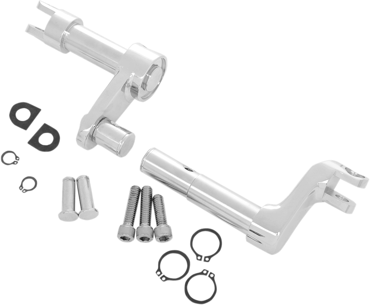 DRAG SPECIALTIES 1622-0476 Foot Peg Mount - 2" Extended - Chrome