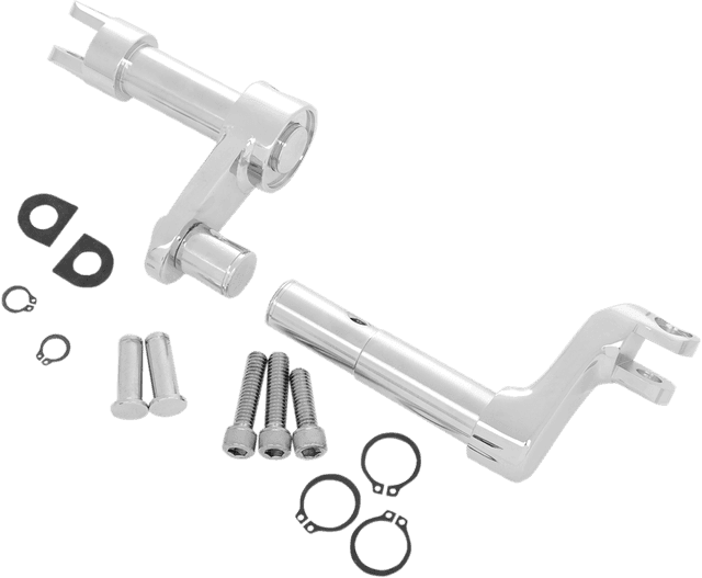 DRAG SPECIALTIES 1622-0476 Foot Peg Mount - 2" Extended - Chrome
