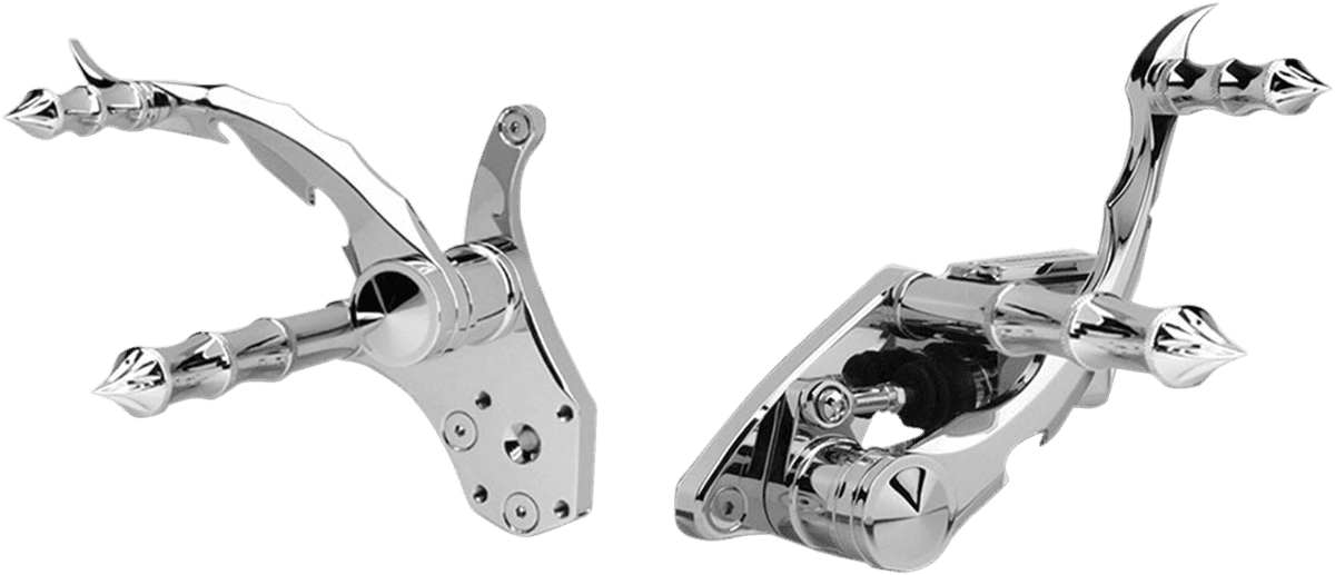ACCUTRONIX 1622-0484 Forward Control - Tribal - Chrome - FX '84-'99