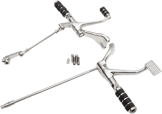 DRAG SPECIALTIES 1622-0486 Forward Control - Standard - Chrome - XL