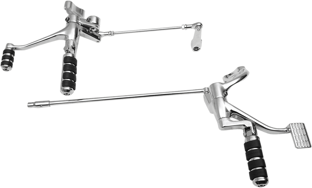 DRAG SPECIALTIES 1622-0488 Forward Control - 2" Extended - Chrome - XL