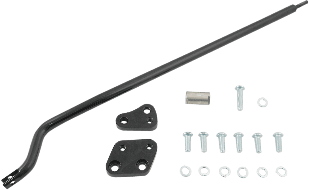 DRAG SPECIALTIES 1622-0497 Forward Control Relocation Kit - FXD - Black