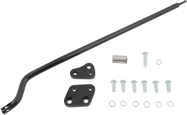 DRAG SPECIALTIES 1622-0497 Forward Control Relocation Kit - FXD - Black