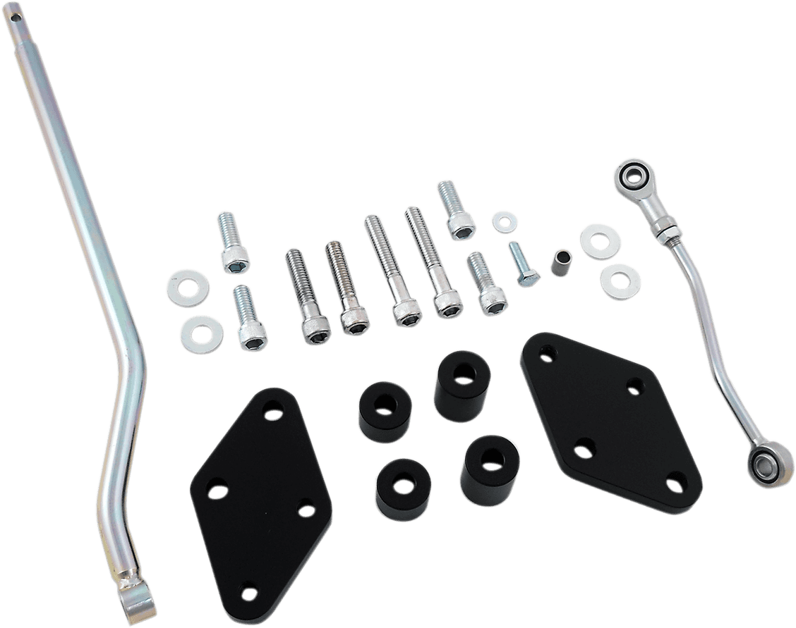 DRAG SPECIALTIES 1622-0525 Reduced Reach Forward Control Relocation Kit - 2" Rearward - XL