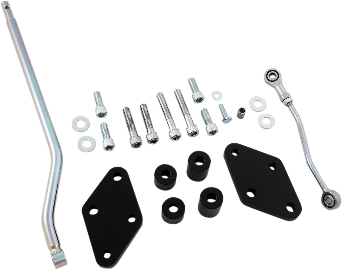 DRAG SPECIALTIES 1622-0525 Reduced Reach Forward Control Relocation Kit - 2" Rearward - XL