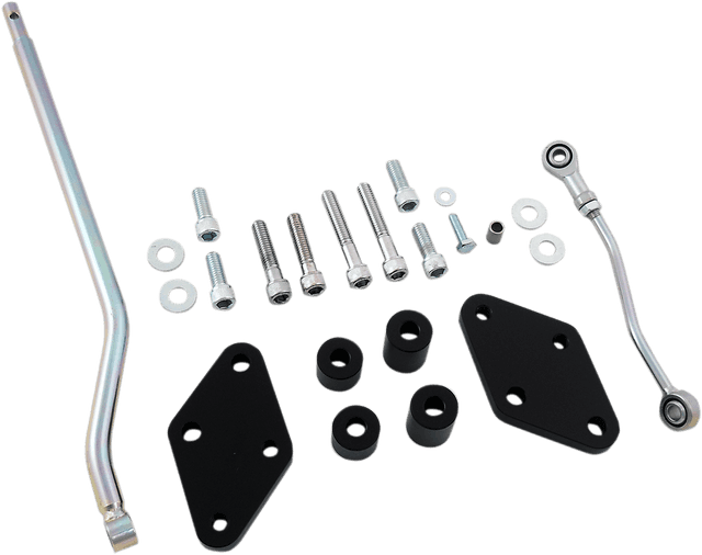 DRAG SPECIALTIES 1622-0525 Reduced Reach Forward Control Relocation Kit - 2" Rearward - XL