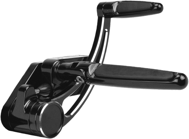 HAWG HALTERS 1622-0537 Forward Control - 18+ Softail - Black Anodized - Standard - Folding Rubber Inlay Pegs - Slotted Levr — image 2 of 3