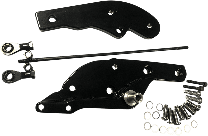 DRAG SPECIALTIES 1622-0554 Forward Control Extensions - 3" Forward - Black - FL/FX