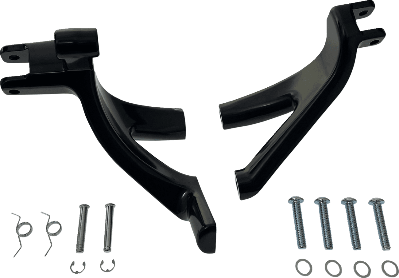 DRAG SPECIALTIES 1622-0572 Conversion Mount - Gloss Black - FL