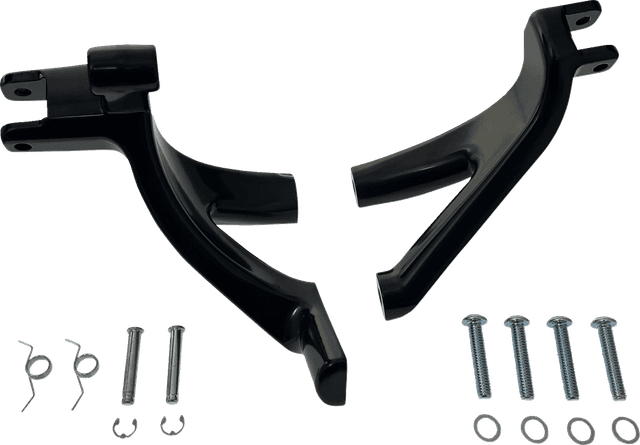 DRAG SPECIALTIES 1622-0572 Conversion Mount - Gloss Black - FL
