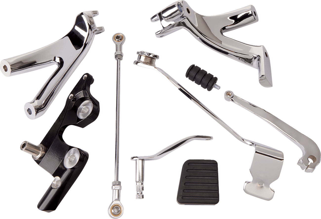 DRAG SPECIALTIES 1622-0573 Forward Control Kit - Chrome - FL/FX