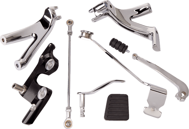 DRAG SPECIALTIES 1622-0573 Forward Control Kit - Chrome - FL/FX — image 1 of 2