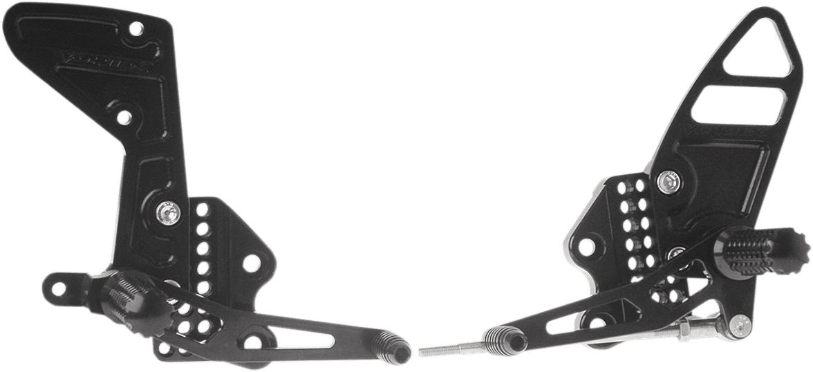 VORTEX 1623-0034 Rearset - Black - GSXR1