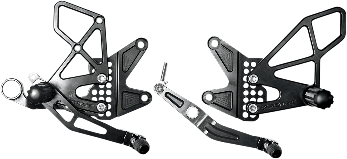 VORTEX 1623-0117 V2 Rearset - Black - R6