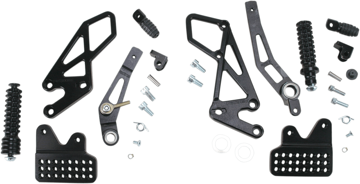 VORTEX 1623-0118 V2 Rearset - Black - GSXR6/7