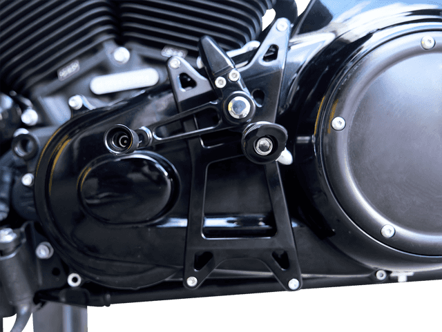 SPEED MERCHANT 1623-0538 Mid-Controls - with Pegs - Black - FL '17-'23 — image 5 of 5