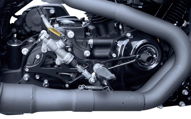 SPEED MERCHANT 1623-0538 Mid-Controls - with Pegs - Black - FL '17-'23 — image 3 of 5
