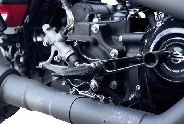 SPEED MERCHANT 1623-0538 Mid-Controls - with Pegs - Black - FL '17-'23 — image 4 of 5