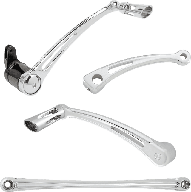 ARLEN NESS 1623-0560 Deep Cut Foot Control Kit w/ Heel/Toe Shifter - Chrome
