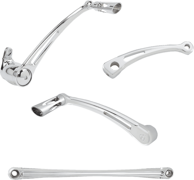 ARLEN NESS 1623-0562 Deep Cut Foot Control Kit w/ Toe Shifter - Chrome