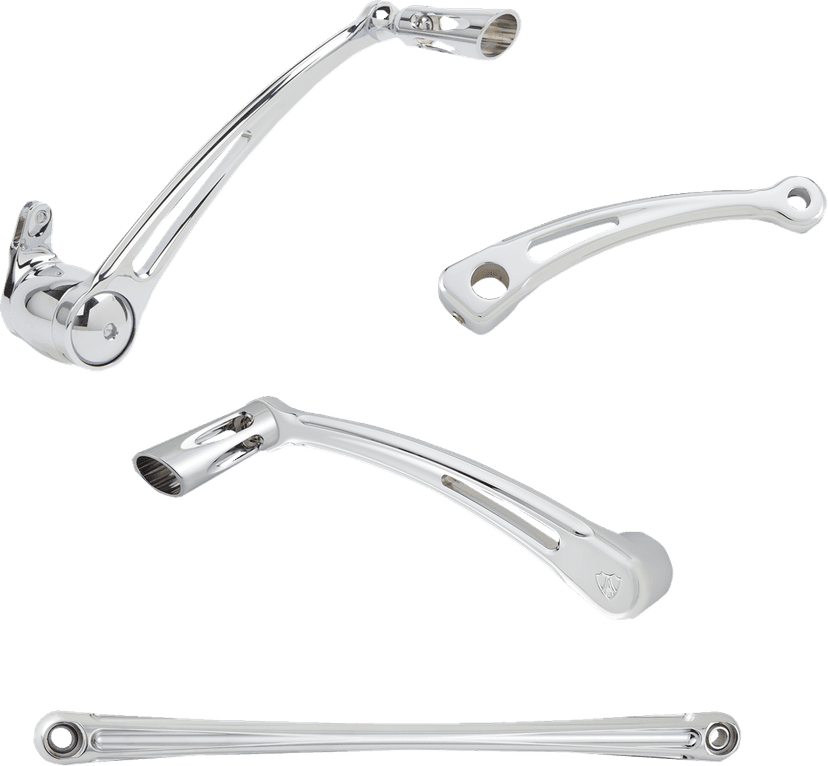 ARLEN NESS 1623-0562 Deep Cut Foot Control Kit w/ Toe Shifter - Chrome