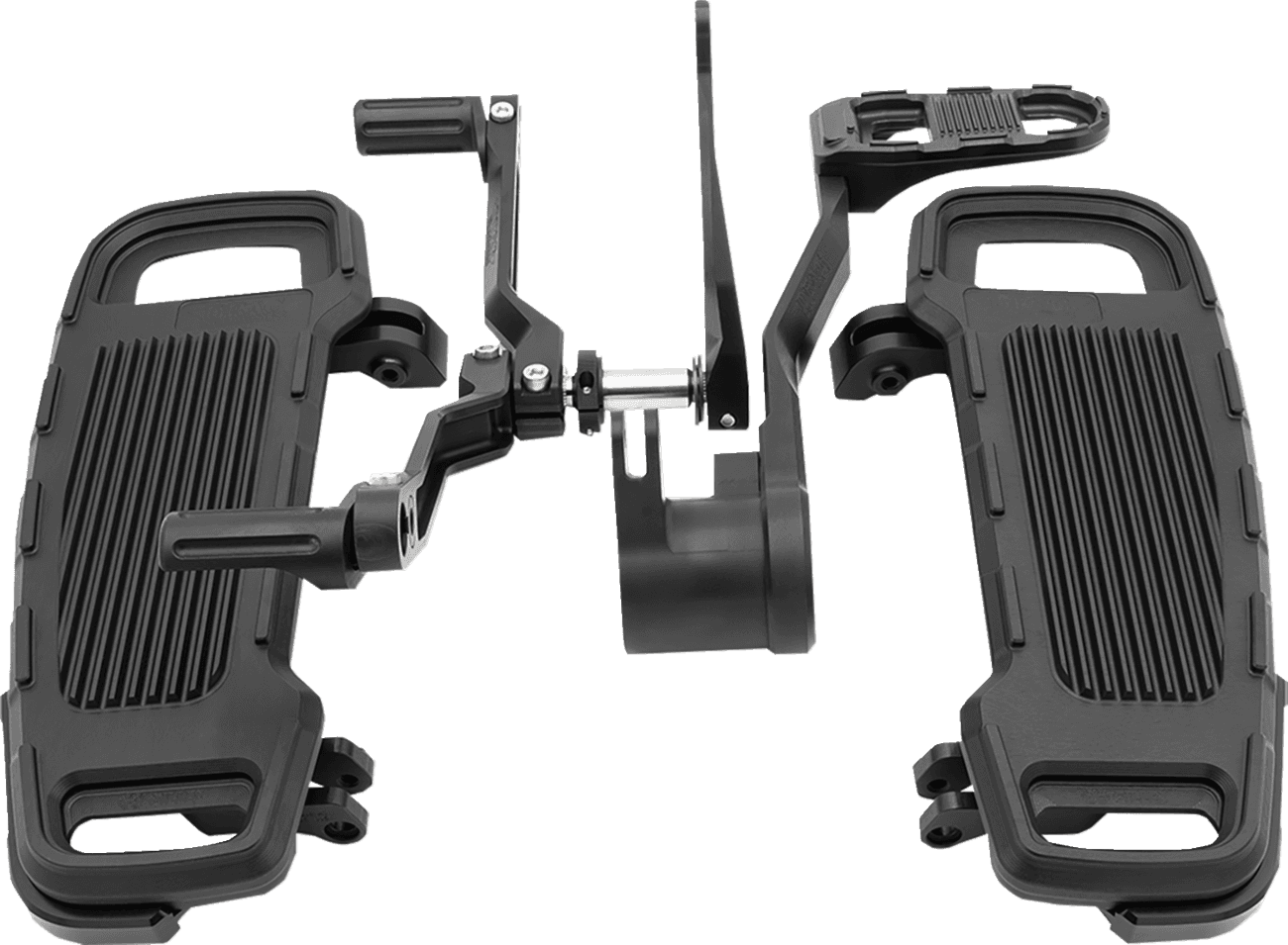DRAG SPECIALTIES 1623-0644 Floorboard Kit Designed by Gilles - Adjustable - Black