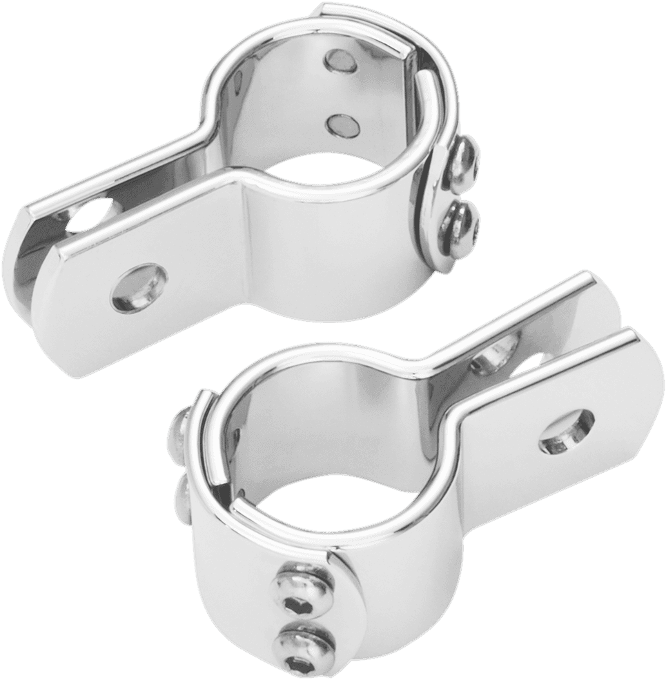 SHOW CHROME 1624-0318 Clamp - 1-1/4" - Round