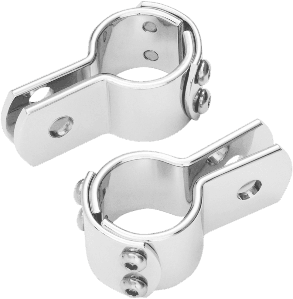 SHOW CHROME 1624-0318 Clamp - 1-1/4" - Round