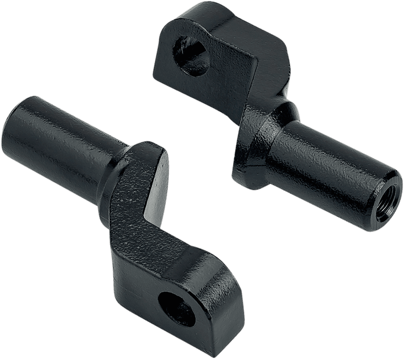 BILTWELL 1624-0343 Foot Peg Step Mount - Black — image 1 of 2