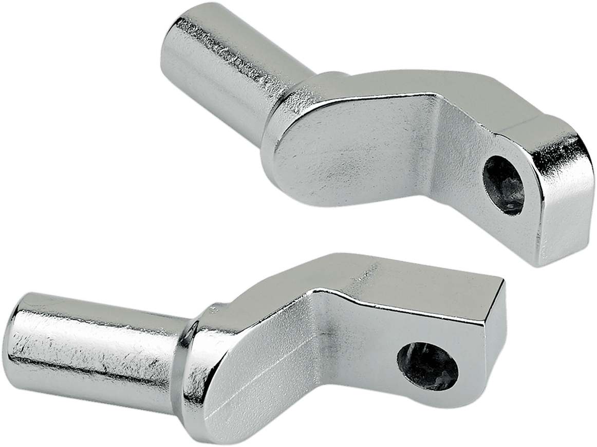 BILTWELL 1624-0344 Foot Peg Step Mount - Chrome
