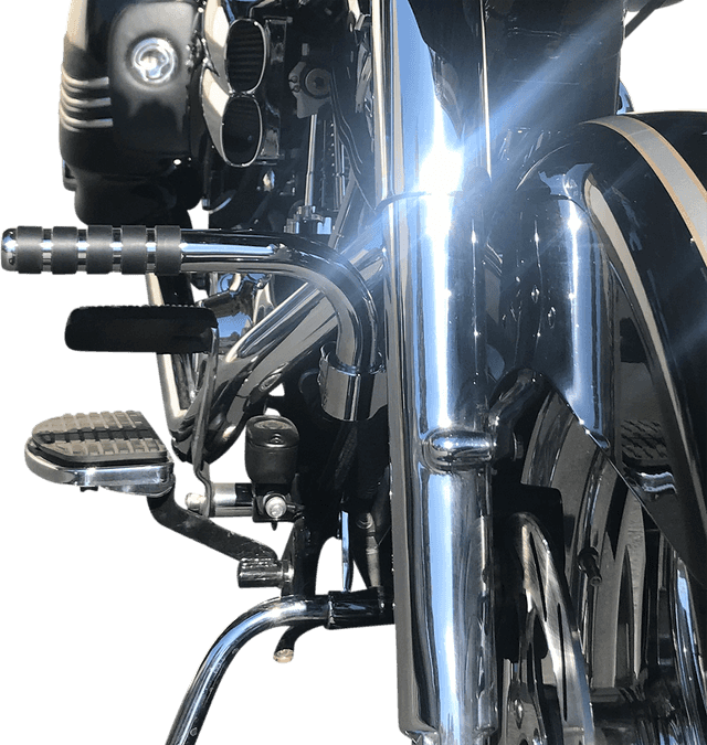 LINDBY 1624-0382 Adjustable Footrest - Chrome - FLH '14-'26 — image 5 of 7