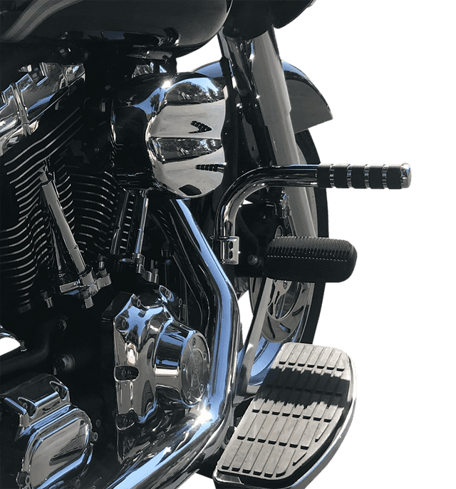 LINDBY 1624-0382 Adjustable Footrest - Chrome - FLH '14-'26 — image 7 of 7