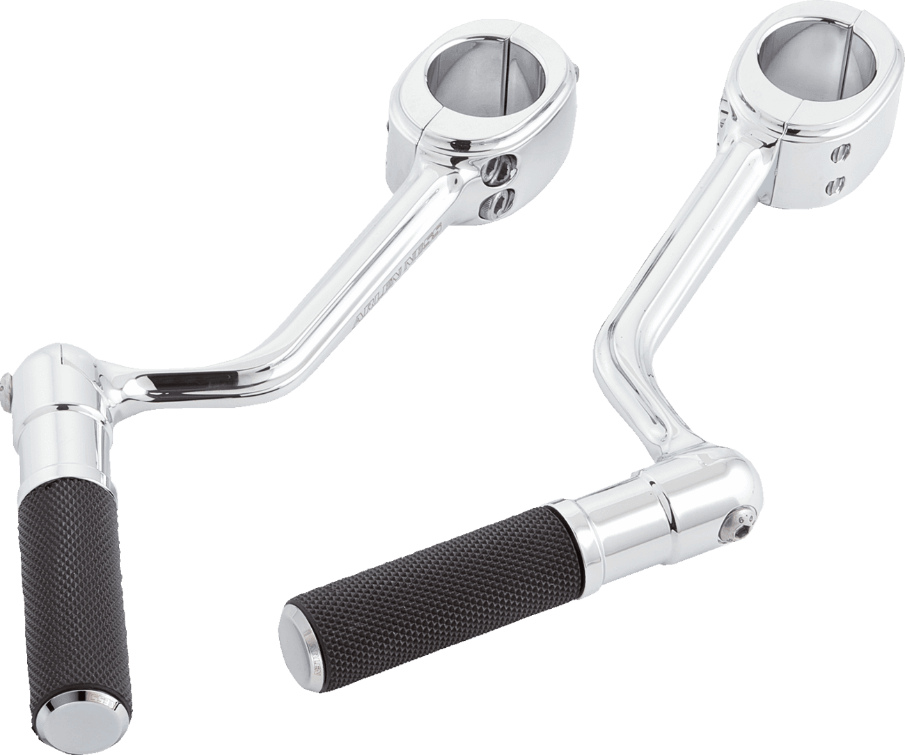 ARLEN NESS 1624-0405 Forged Highway Peg Mounts w/ Pegs - Chrome