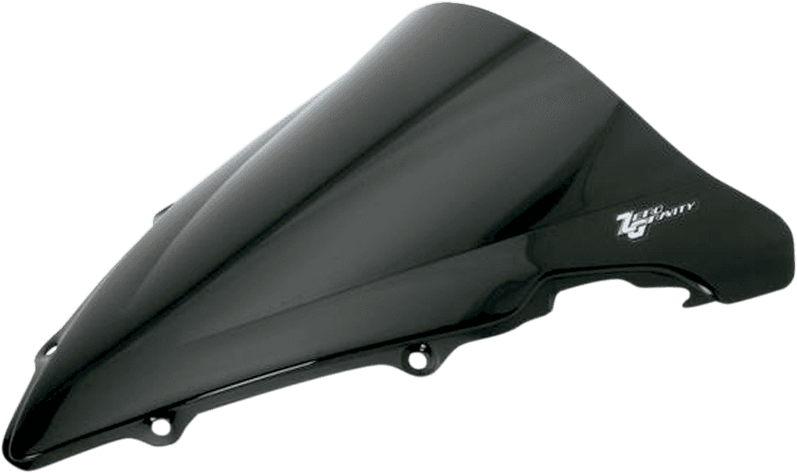 ZERO GRAVITY 16-578-19 Double Bubble Windscreen - Dark Smoke - YZF-R6