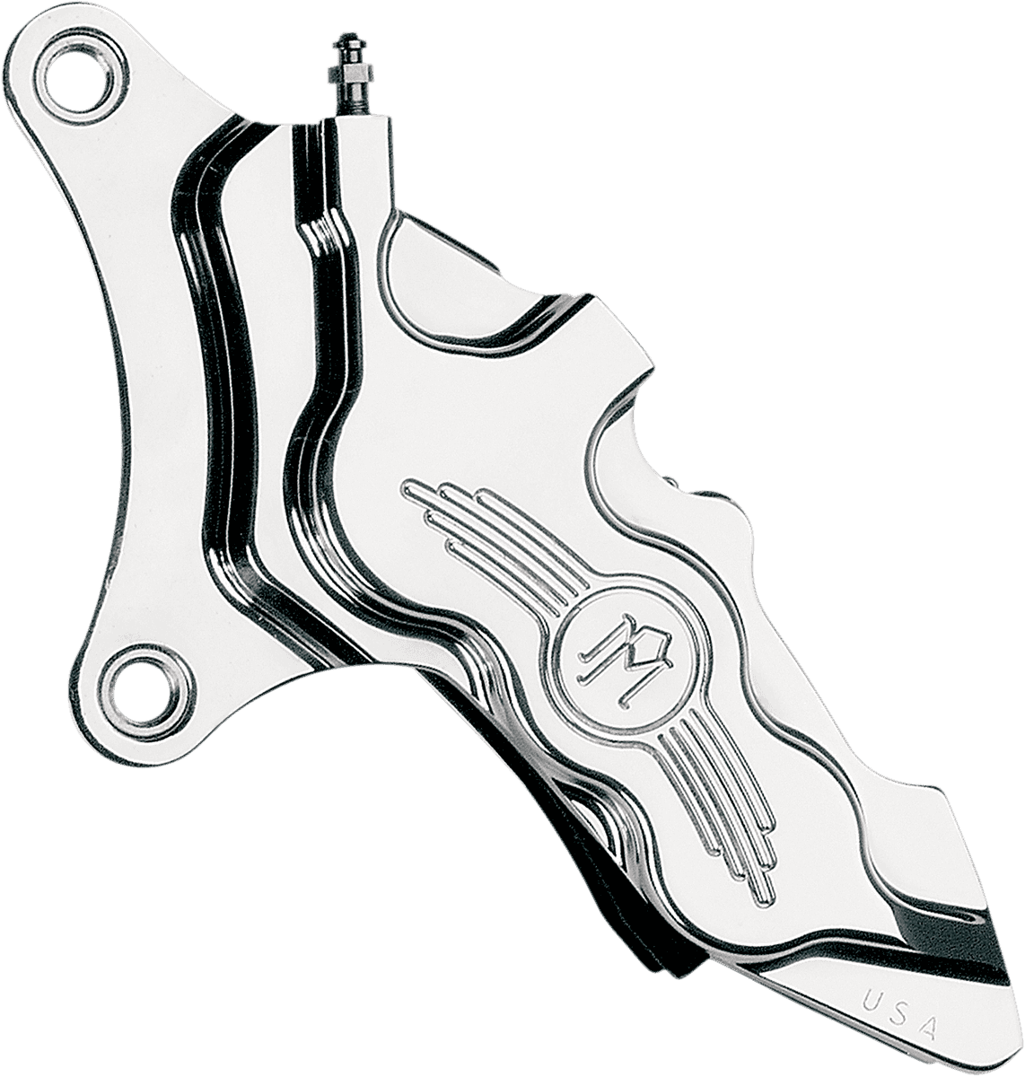 PERFORMANCE MACHINE (PM) 1701-0097 6 Piston Caliper - 13" - Left - Chrome