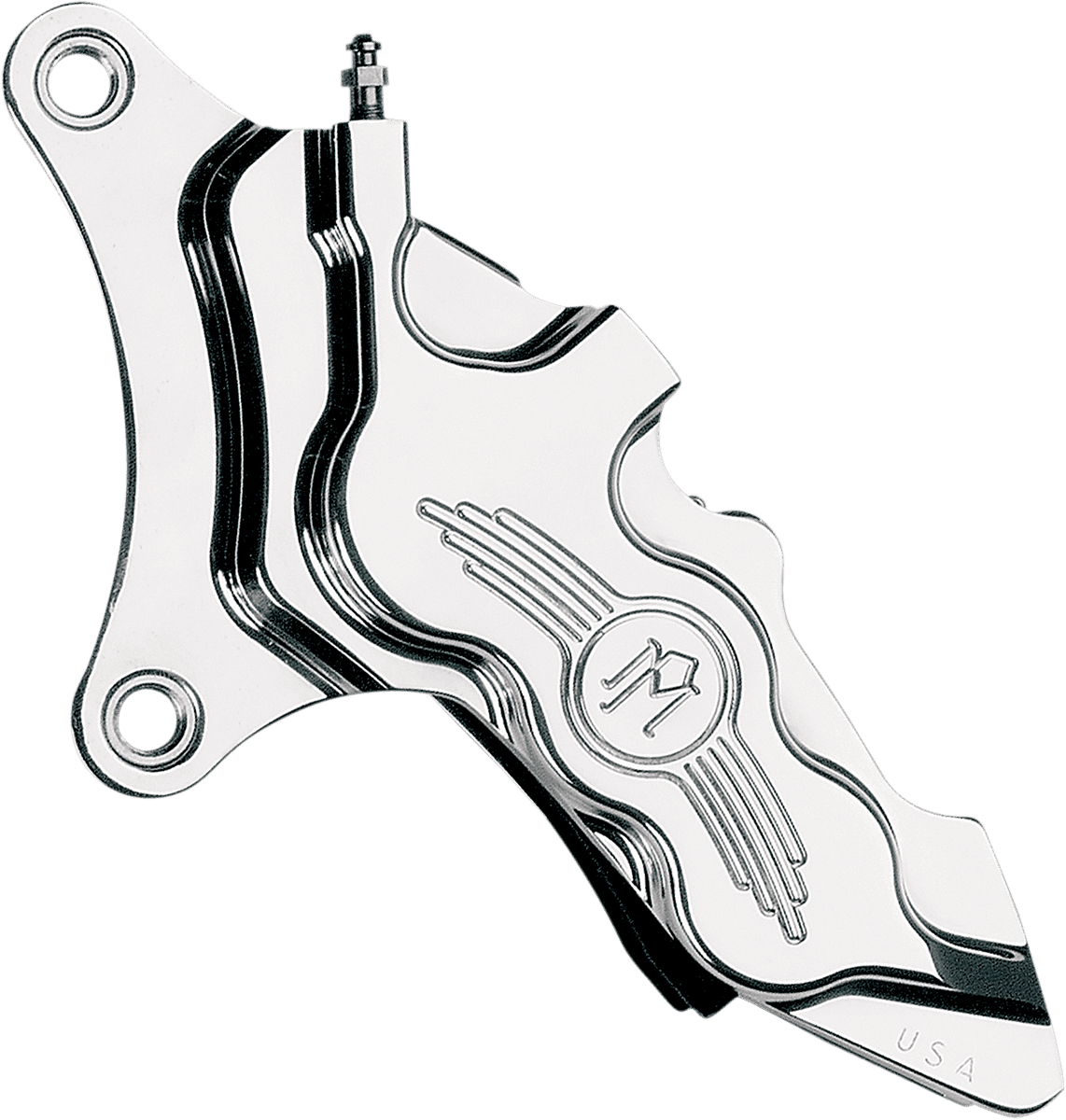 BARNETT 1701-0097 6 Piston Caliper - 13" - Left - Chrome