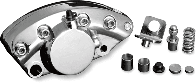 DRAG SPECIALTIES 1701-0178 Rear Caliper - Chrome - '73-'83 FL/FX