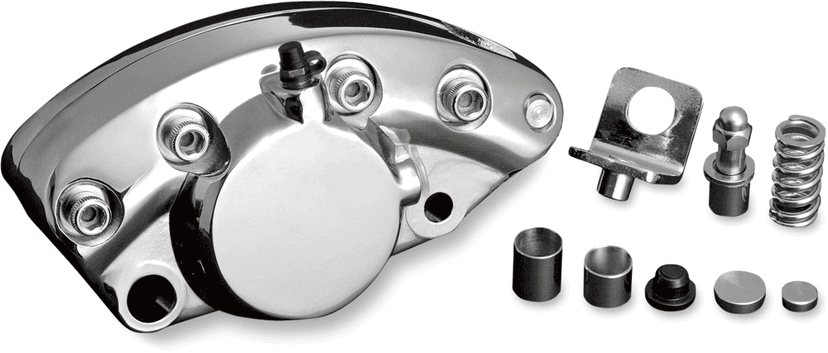 DRAG SPECIALTIES 1701-0178 Rear Caliper - Chrome - '73-'83 FL/FX