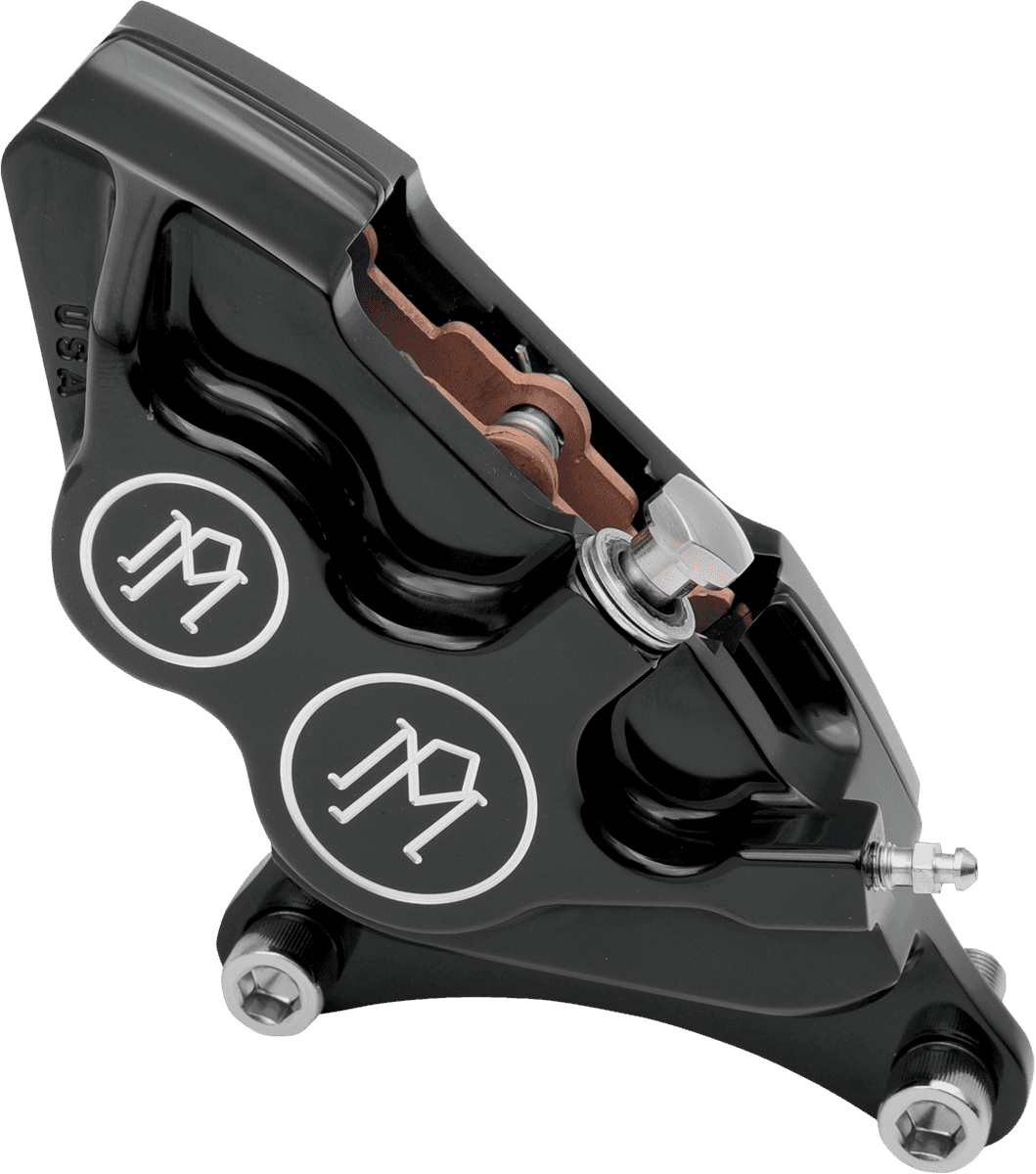 PERFORMANCE MACHINE (PM) 1701-0309 4-Piston Caliper - Front Left - Contrast Cut™ - 11.5"