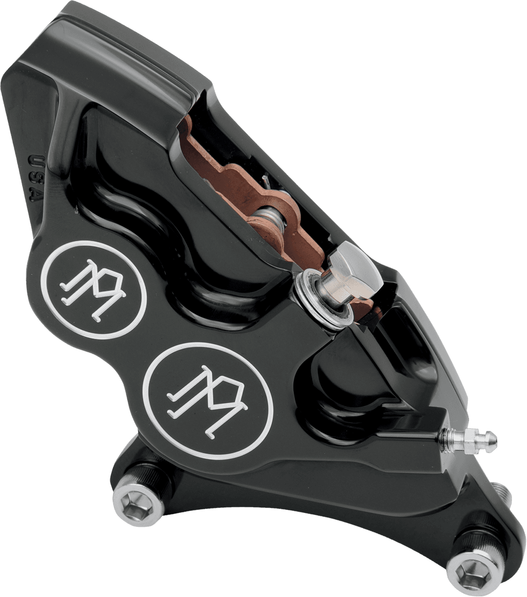 BARNETT 1701-0309 4-Piston Caliper - Front Left - Contrast Cut™ - 11.5"