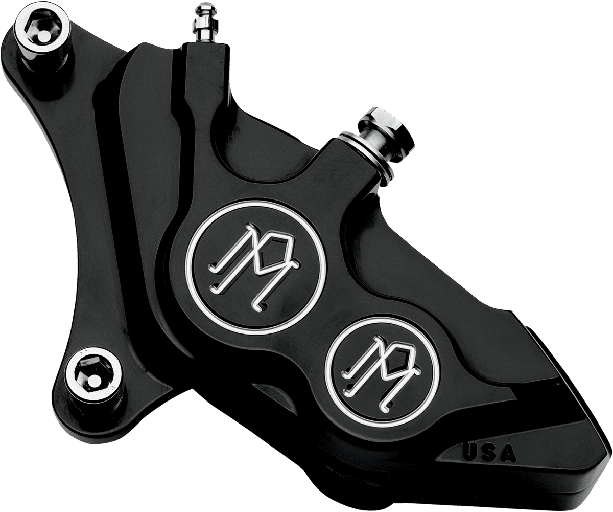 BARNETT 1701-0311 4-Piston Caliper - Front Left - Contrast Cut™ - 11.5"
