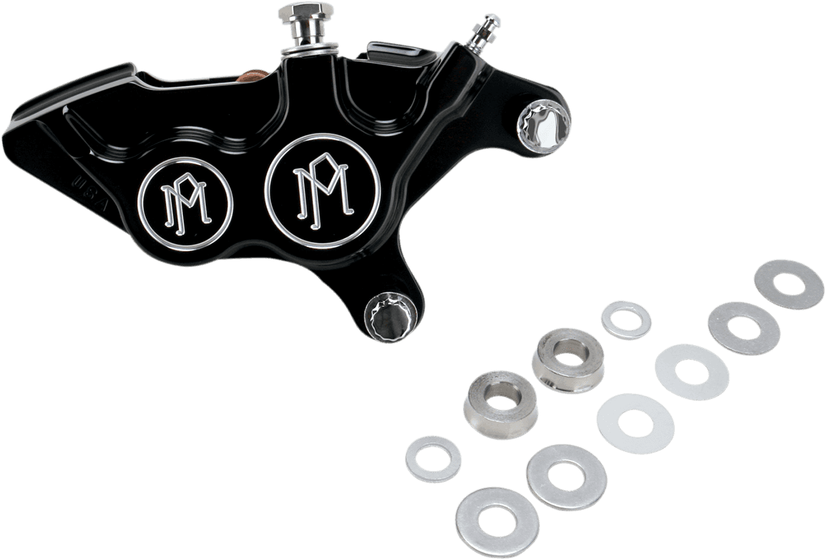 PERFORMANCE MACHINE (PM) 1701-0312 4-Piston Caliper - Front Right - Contrast Cut™ - 11.5"