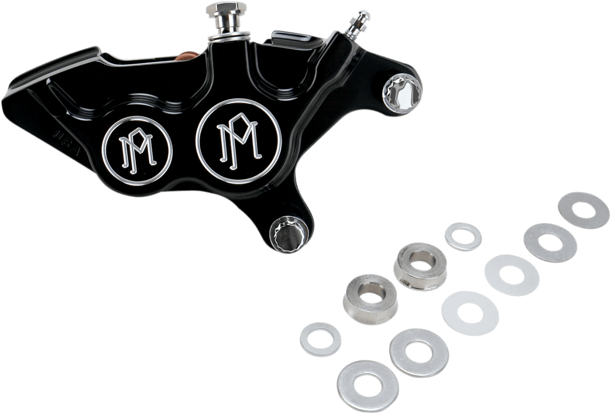 BARNETT 1701-0312 4-Piston Caliper - Front Right - Contrast Cut™ - 11.5"