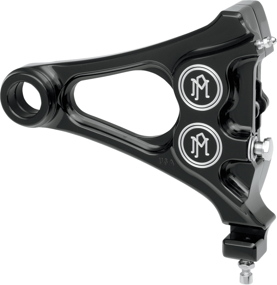 BARNETT 1701-0313 4-Piston Caliper - Rear - Contrast Cut™ 08-17 Softail