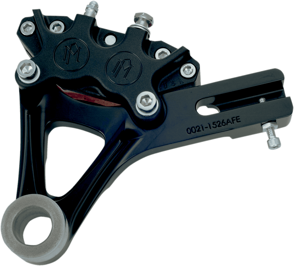 PERFORMANCE MACHINE (PM) 1701-0456 4-Piston Caliper - Rear - Black Ops™ - 08-17 FXD